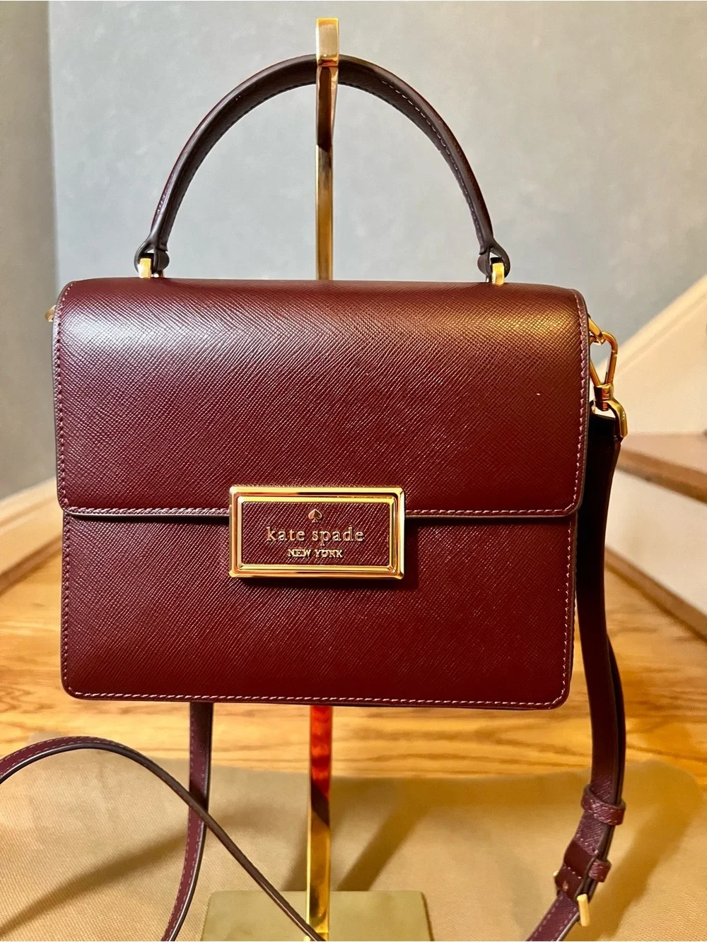 Kate Spade Reegan Leather Top Handle Crossbody